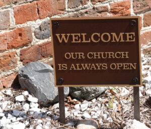 St. Thomas Episcopal Church Welcome Sign